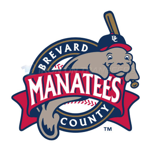 Brevard County Manatees Iron-on Stickers (Heat Transfers)NO.7883